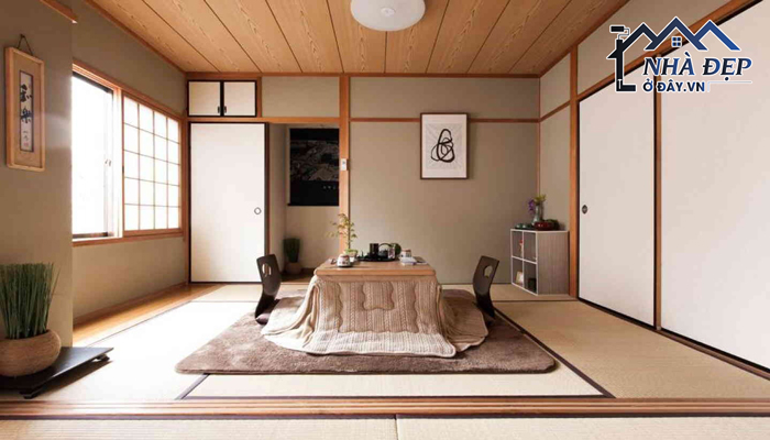 Nội thất chung cư phong cách Nhật Bản