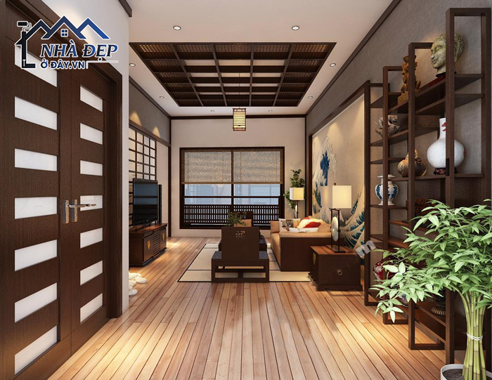 Thiết kế nội thất chung cư theo phong cách Nhật Bản