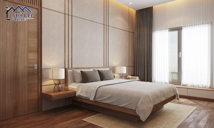 Thiết kế phong cách Nhật Bản cho phòng ngủ chung cư