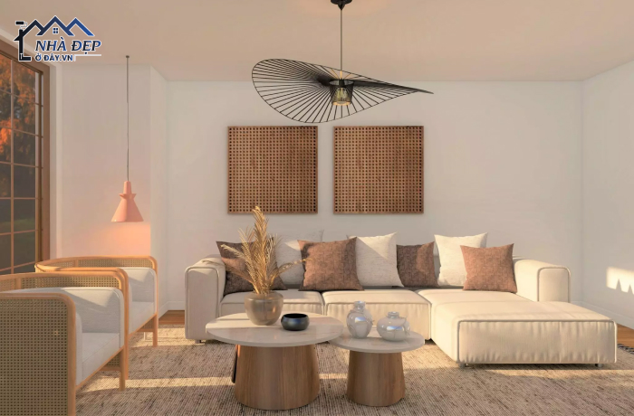 Thiết kế căn hộ theo phong cách Nhật Bản màu nâu trầm ấm áp