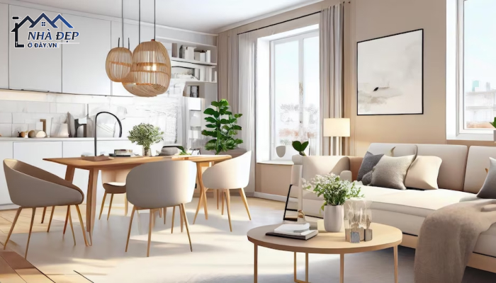 Thiết kế nội thất nhà chung cư 100m2 với phong cách Scandinavian tươi mới