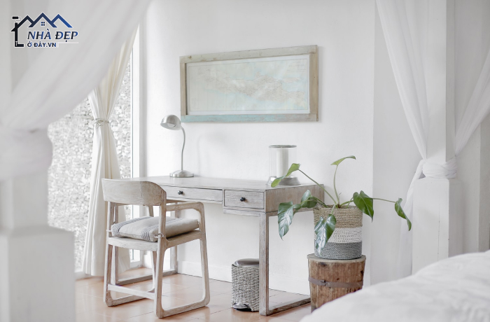 Căn hộ chung cư thiết kế nội thất phong cách Nhật Bản với màu trắng tươi mới