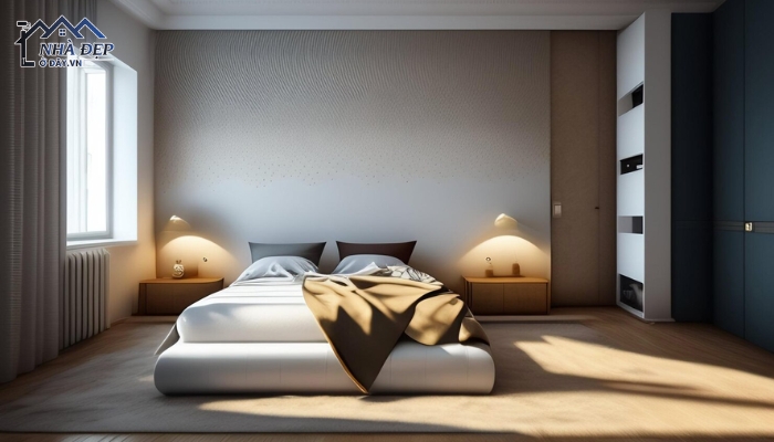Sử dụng những tone màu nhẹ nhàng để tạo cảm giác thoải mái cho phòng ngủ