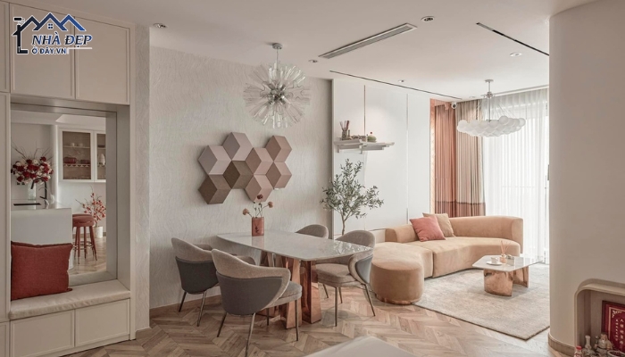 Thiết kế nội thất căn hộ phong cách Hàn Quốc thông minh, tiện nghi