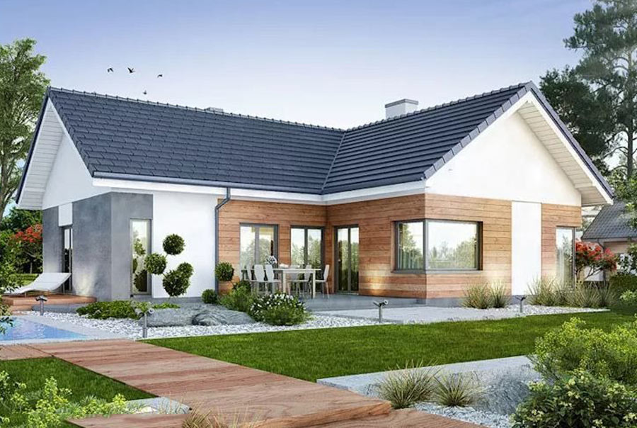 Giới thiệu về nhà cấp 4 chữ L