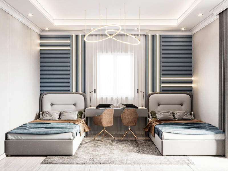 Màu Sắc Phù Hợp Cho Phòng Ngủ 2 Giường