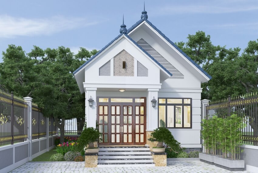 Mẫu thiết kế nhà cấp 4 hướng Tây Bắc đẹp