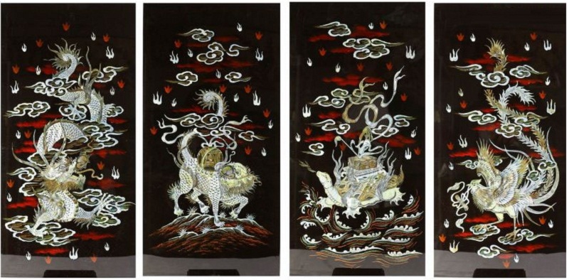 Sự Khác Biệt Giữa Long, Lân, Quy, Phụng Trong Tranh Tứ Linh