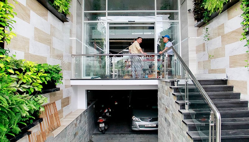Thay đổi chức năng của tầng 1 thành tầng hầm hoặc nhà để xe