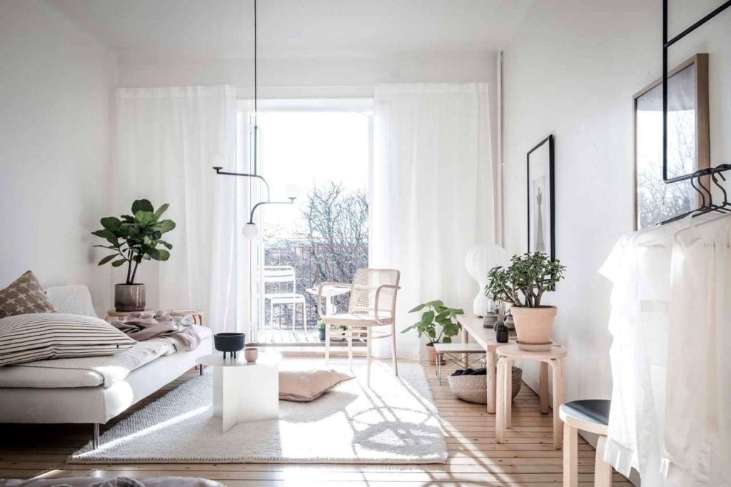 Thiết kế căn hộ nhỏ studio phong cách Hàn Quốc
