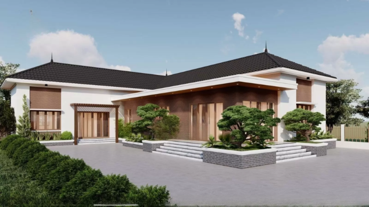 Thiết kế nhà cấp 4 chữ L cần đáp ứng nhu cầu sống và sinh hoạt