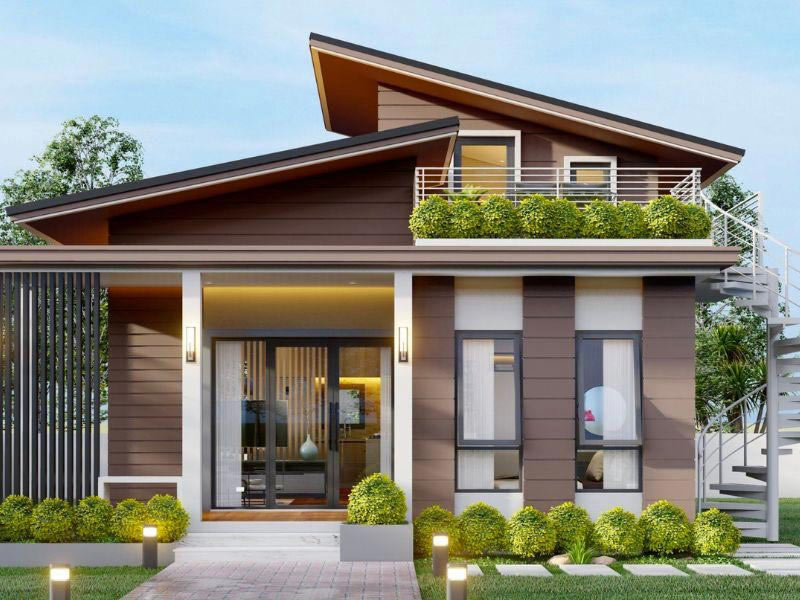 Ưu điểm của nhà cấp 4 mái lệch giá rẻ