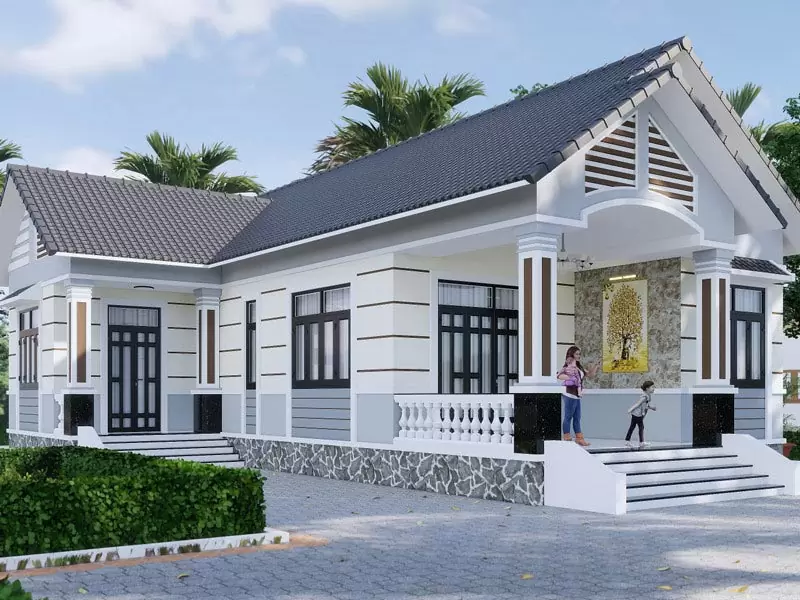 Vì sao nên xây nhà cấp 4 chữ L?